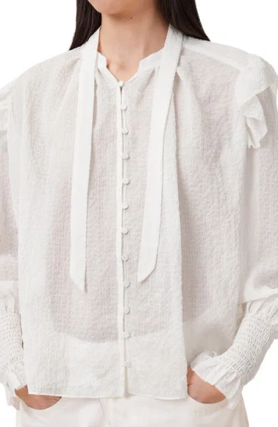 Allsaints Lara Shirt In White