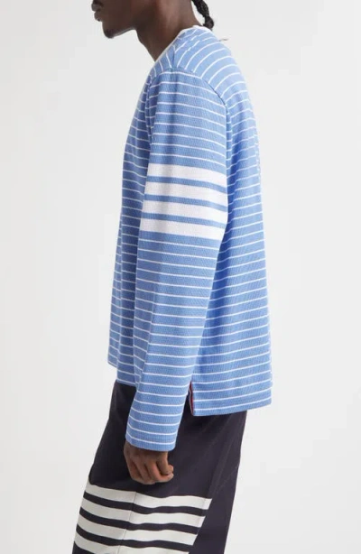 Thom Browne Milano 4-bar Stripe Long Sleeve T-shirt