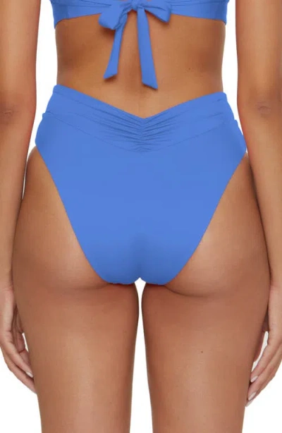 Becca Color Code High Waist Bikini Bottoms In Blue