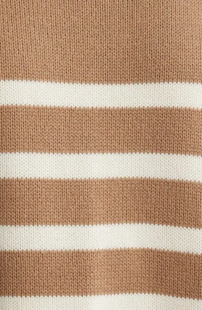 Frank & Eileen Monterey Stripe Cotton Funnel Neck Sweater