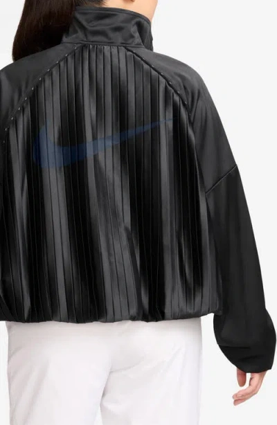 Nike Pleated Satin Track Jacket