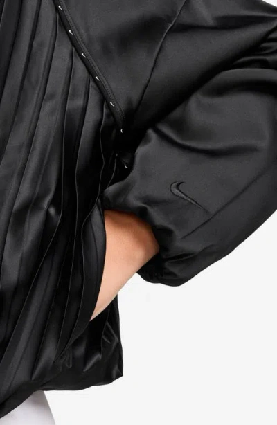 Nike Pleated Satin Track Jacket