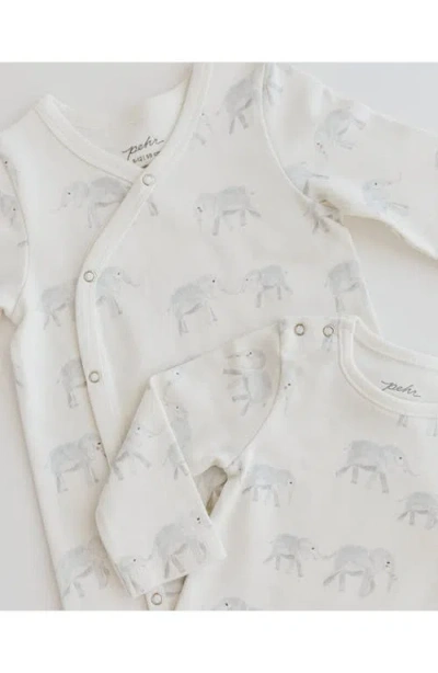 Pehr Organic Cotton Romper In Neutral