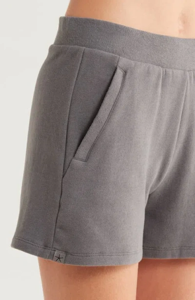 Barefoot Dreams Malibu Brushed Fleece Pajamas In Gray