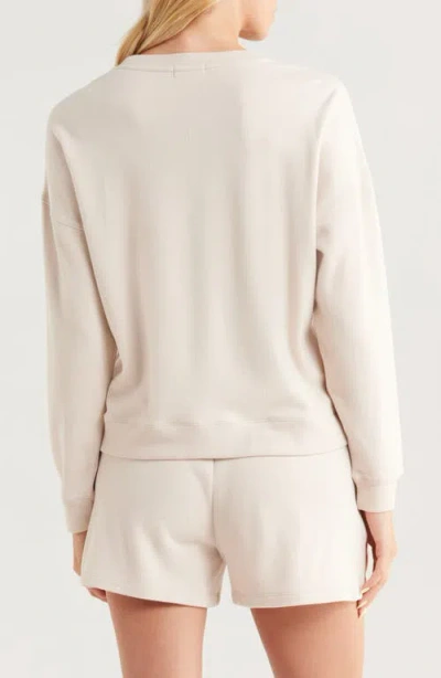 Barefoot Dreams Malibu Brushed Fleece Pajamas In White