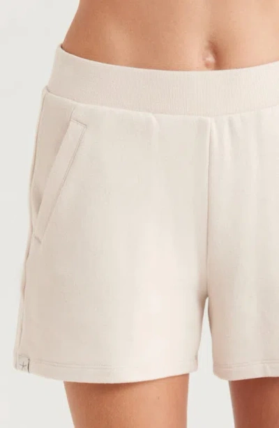 Barefoot Dreams Malibu Brushed Fleece Pajamas In White