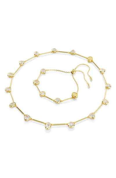 Swarovski Imber Station Necklace & Bracelet Set