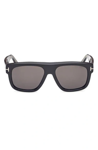 Tom Ford Icon 56mm Pilot Sunglasses