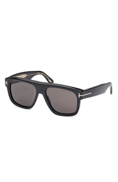 Tom Ford Icon 56mm Pilot Sunglasses