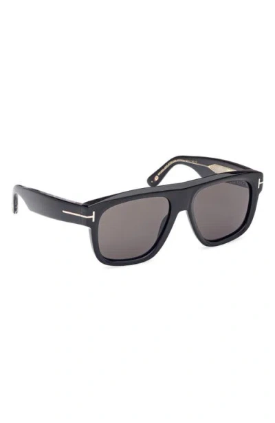 Tom Ford Icon 56mm Pilot Sunglasses
