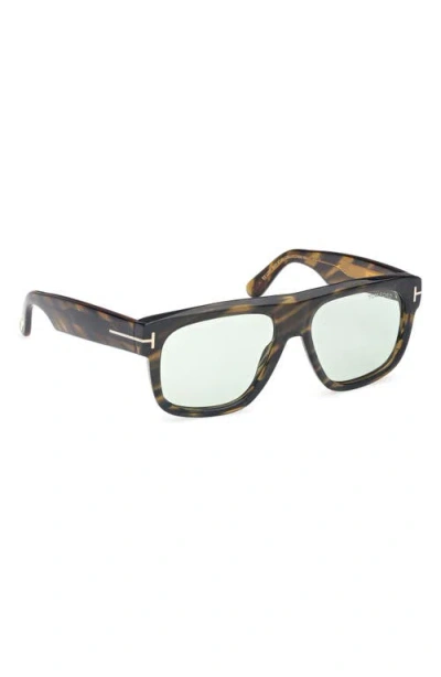 Tom Ford Icon 56mm Pilot Sunglasses