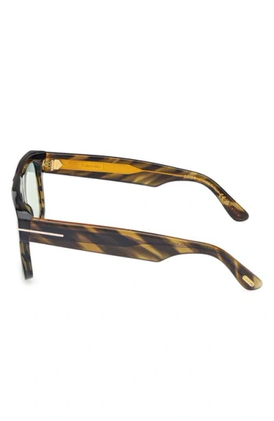Tom Ford Icon 56mm Pilot Sunglasses