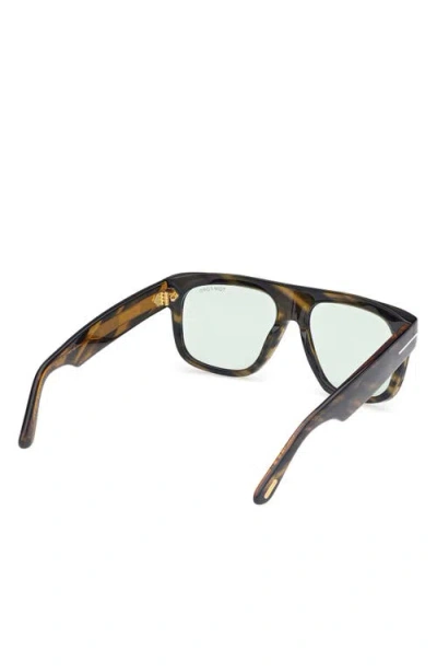 Tom Ford Icon 56mm Pilot Sunglasses