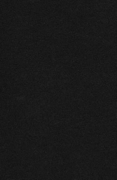 Moncler Pleated Long Sleeve T-shirt In Black