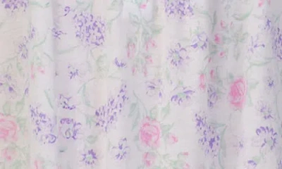 Eileen West Floral Sleeveless Short Jersey Chemise