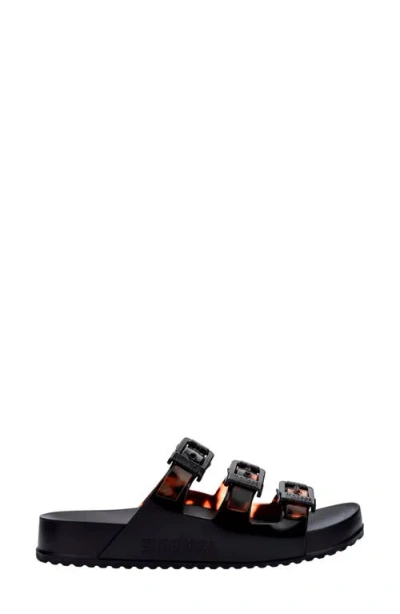 Melissa Cozy Stripes Platform Slide Sandal