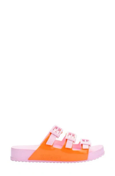 Melissa Cozy Stripes Platform Slide Sandal