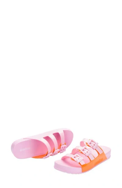 Melissa Cozy Stripes Platform Slide Sandal