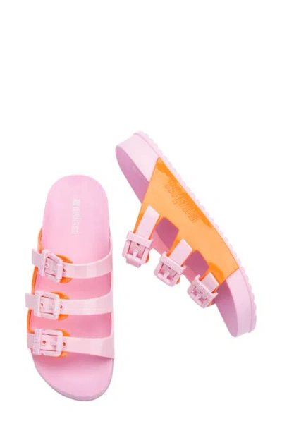 Melissa Cozy Stripes Platform Slide Sandal