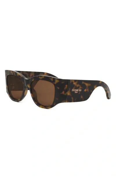 Dior 'nuit S1i 54mm Square Sunglasses