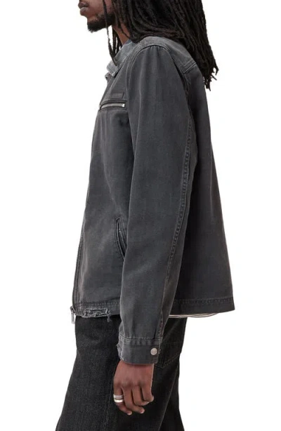 Allsaints Rothwell Distressed Denim Jacket