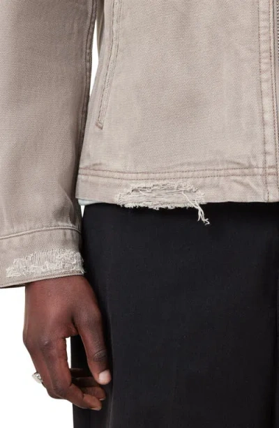 Allsaints Rothwell Distressed Denim Jacket