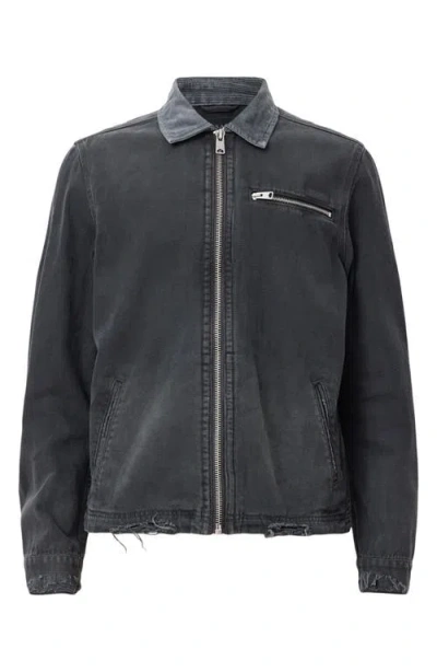 Allsaints Rothwell Distressed Denim Jacket