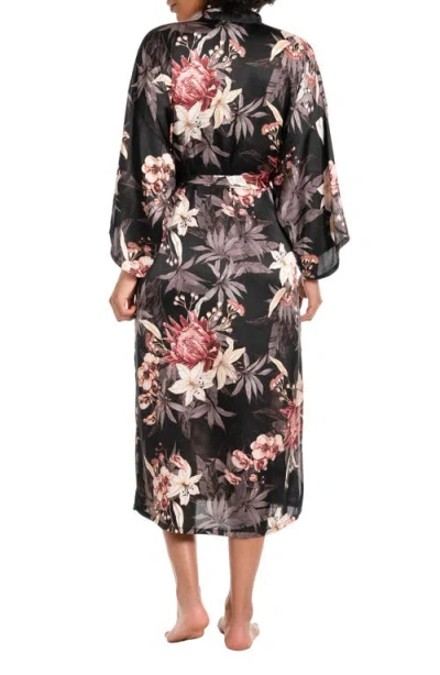Midnight Bakery Floral Wrap Robe