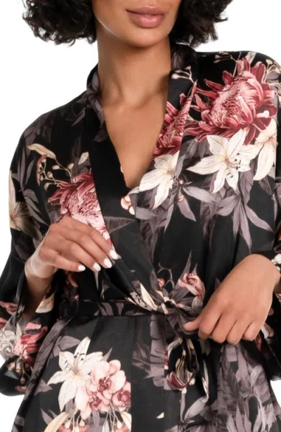 Midnight Bakery Floral Wrap Robe