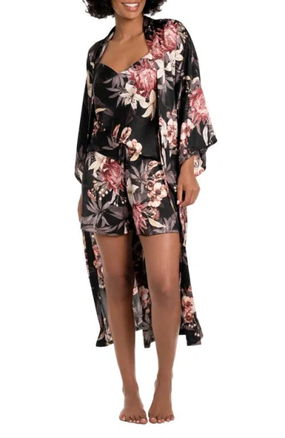 Midnight Bakery Floral Wrap Robe
