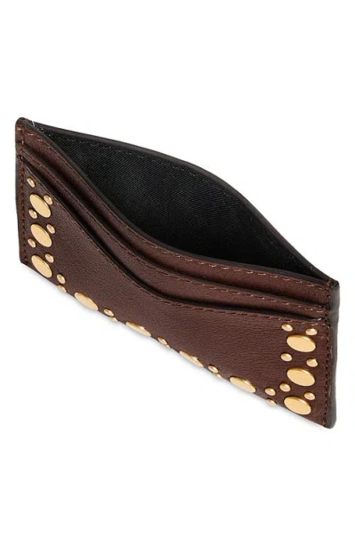 Rebecca Minkoff Noemie Stud Leather Card Case