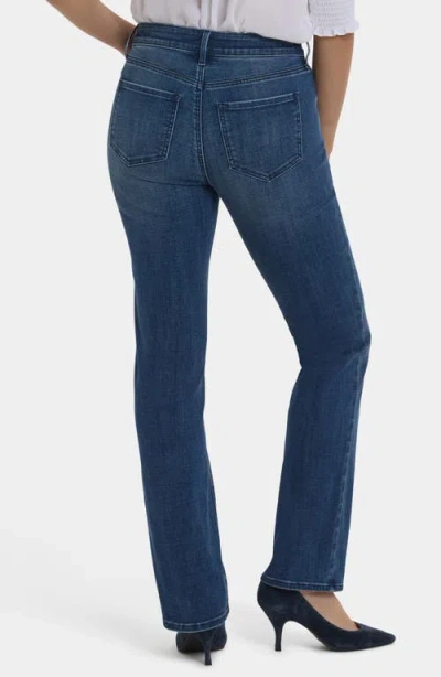 Nydj Marilyn High Waist Straight Leg Jeans In Blue