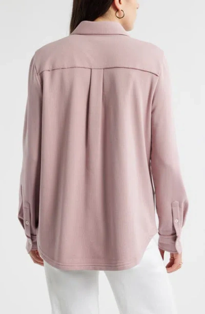 Caslonr Caslon(r) French Terry Button-up Shirt