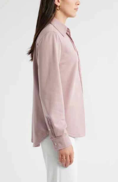 Caslonr Caslon(r) French Terry Button-up Shirt
