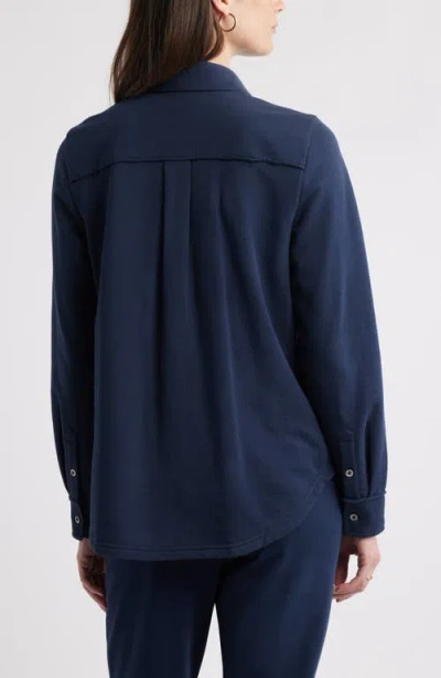 Caslonr Caslon(r) French Terry Button-up Shirt