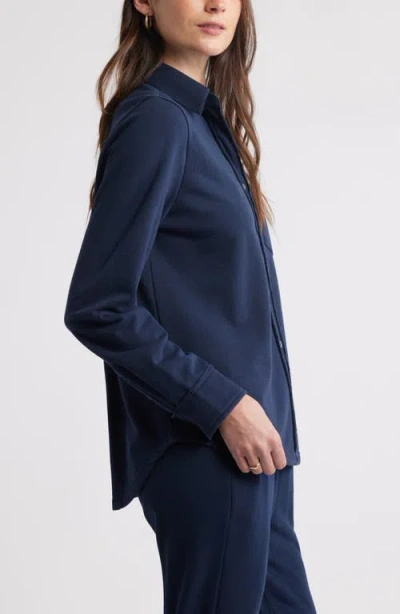 Caslonr Caslon(r) French Terry Button-up Shirt