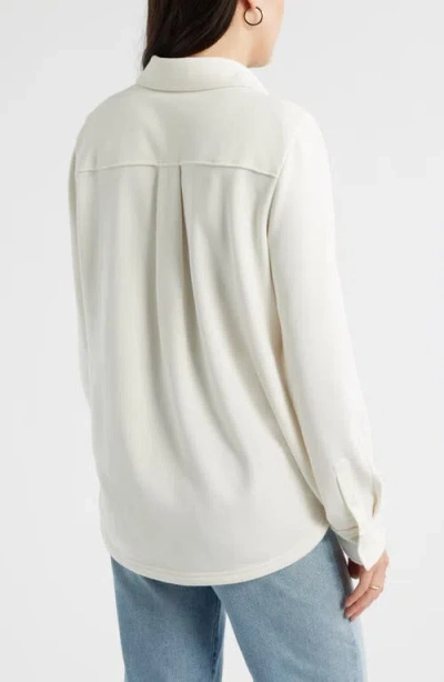 Caslonr Caslon(r) French Terry Button-up Shirt