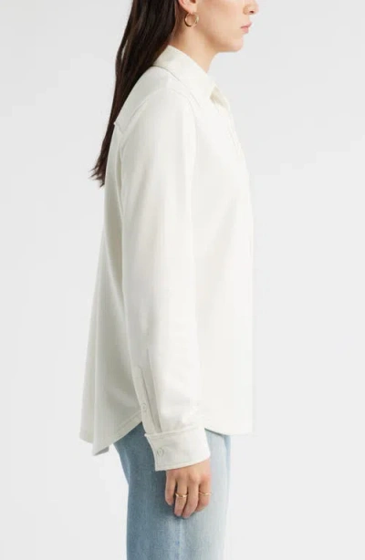 Caslonr Caslon(r) French Terry Button-up Shirt