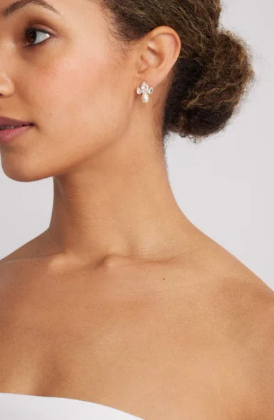 Simone Rocha Victorian Faux Pearl & Crystal Earrings