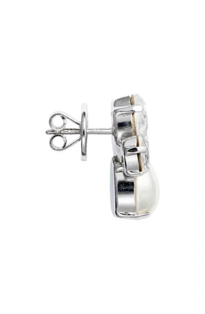 Simone Rocha Victorian Faux Pearl & Crystal Earrings