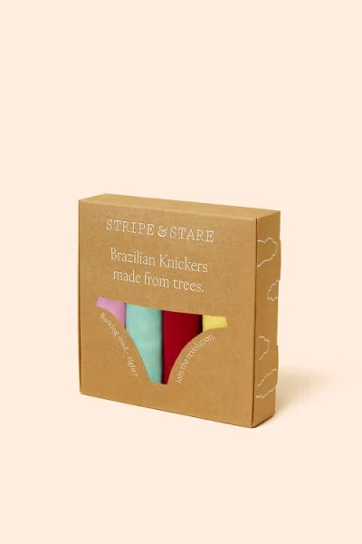 Stripe & Stare Brazilian Four Pack
