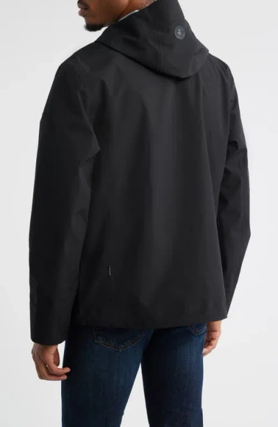 Save The Duck Jari Water Resistant Hooded Jacket In Black