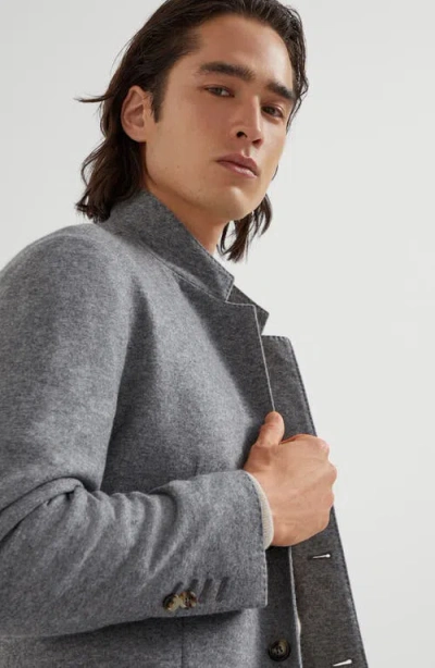 Brunello Cucinelli Cashmere Jersey Blazer In Gray