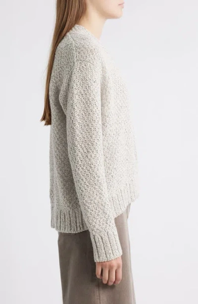 Eileen Fisher Open Front Organic Cotton Cardigan