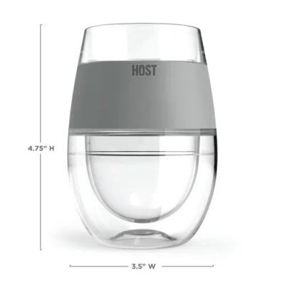Host Wine Freeze Cooling Cup Set Of 4 In Multi