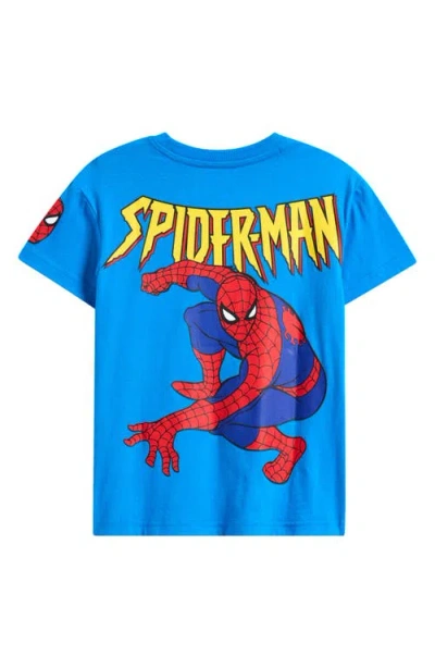 Jem Kids' Spider-man Webslinger Graphic T-shirt In Blue