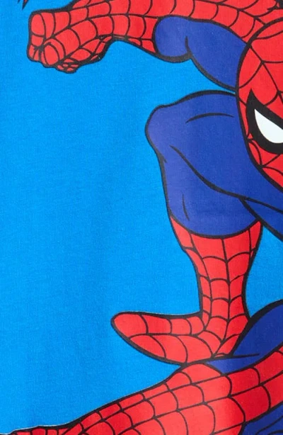 Jem Kids' Spider-man Webslinger Graphic T-shirt In Blue