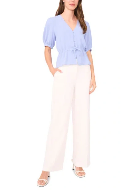 Halogenr Halogen(r) Button Front Tie Waist Top