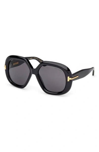 Tom Ford 56mm Geometric Sunglasses