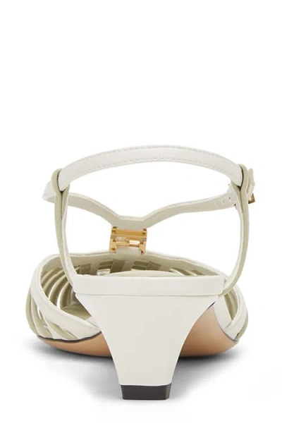 Fendi Ffold Slingback Kitten Heel Pump